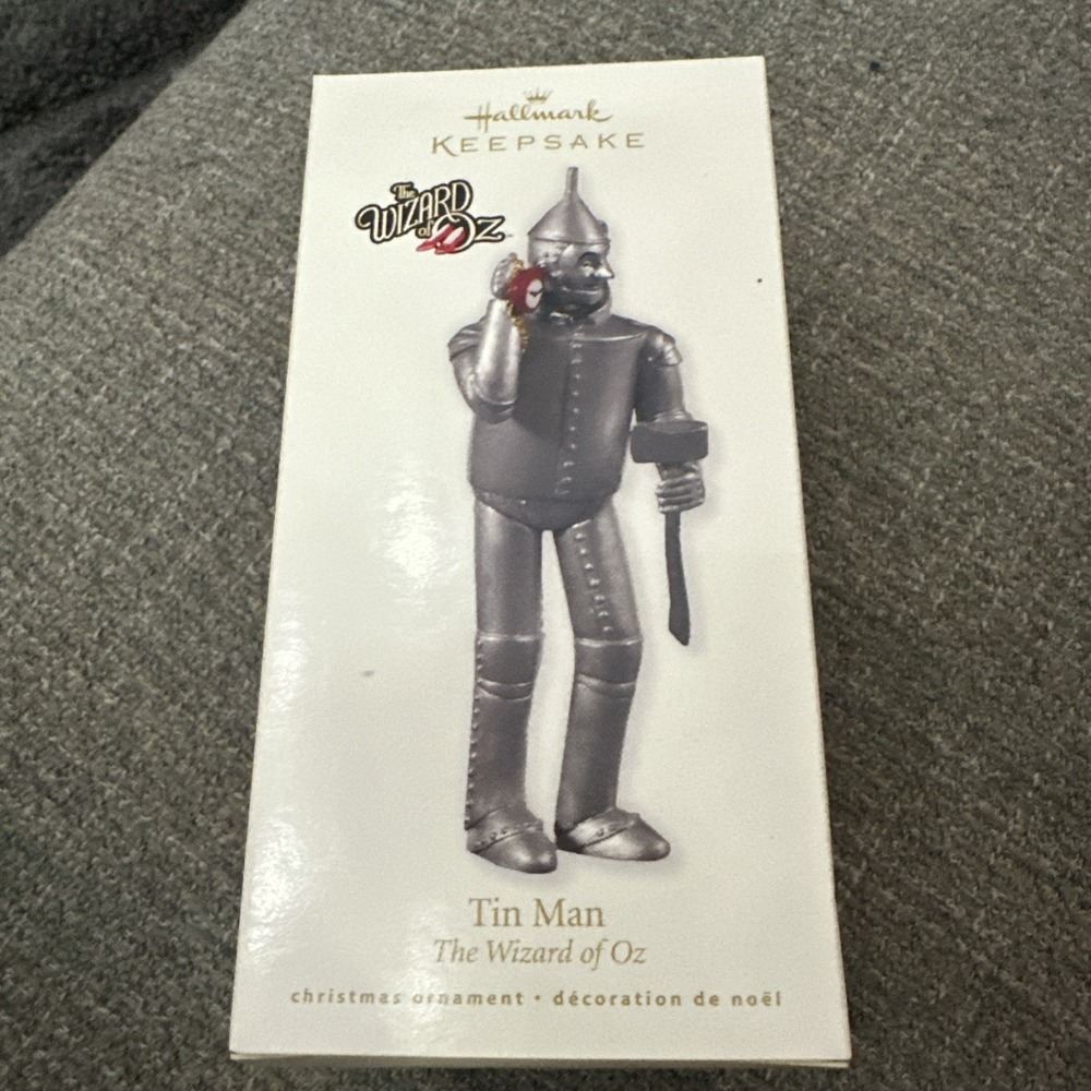 2010 Hallmark Keepsake Ornament Wizard of Oz Tin Man New 514-694